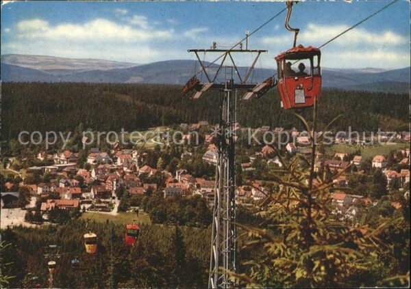Hahnenklee-Bockswiese Harz Bocksberg Seilbahn