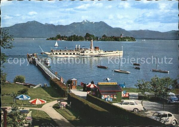 Chiemsee Gstadt Fraueninsel Hochfelln Hochgern D