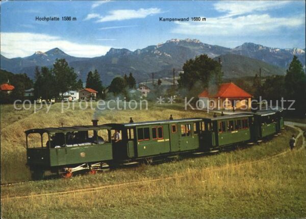 Chiemsee Hochplatte Kampenwand Chiemlake train