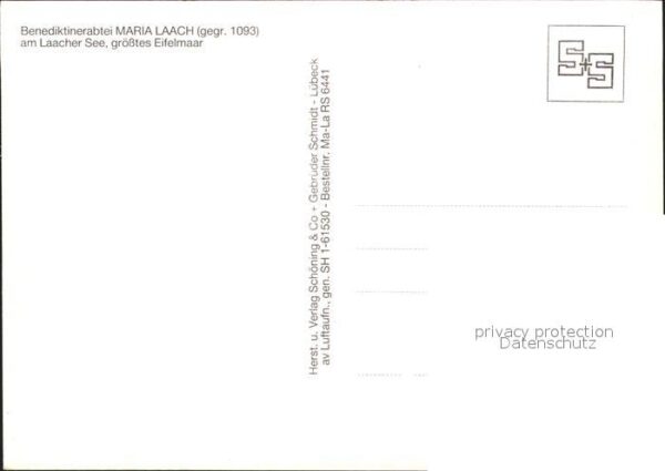 Maria Laach Glees Beneditinerabtei Laacher See Eifelmaar – Bild 2