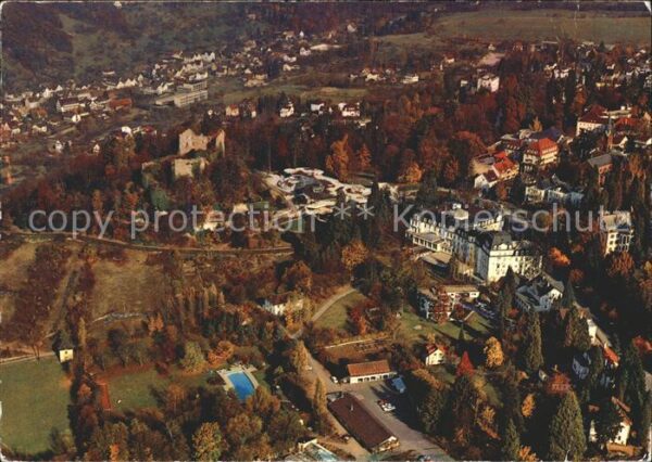 Badenweiler Thermalkurort Fliegeraufnahme