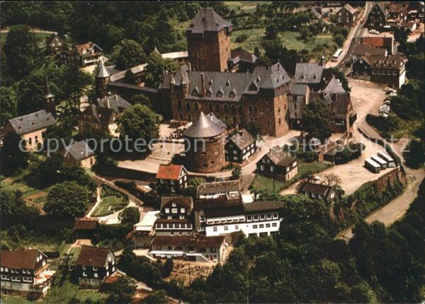 Schloss Burg Wupper Fliegeraufnahme