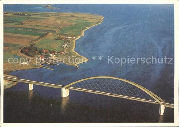 Fehmarn Fehmarnsundbrücke Fliegeraufnahme