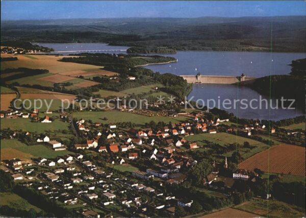 Moehnesee Günne Staumauer Delecker Brücke