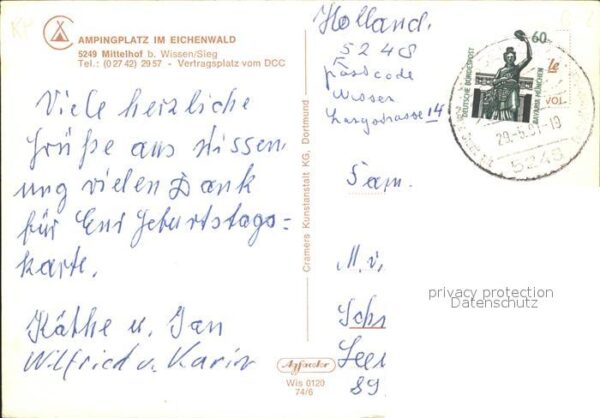 Mittelhof Sieg Camping Eichenwald – Bild 2