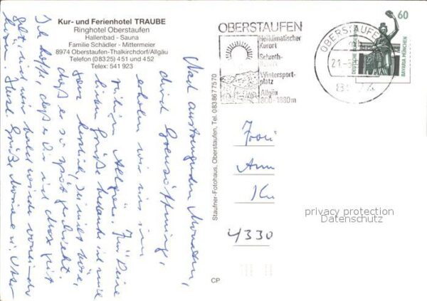 Thalkirchdorf Kur Ferienhotel Traube – Bild 2