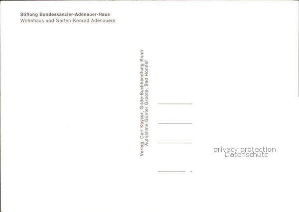 Bad Honnef Stiftung Bundeskanzler Adenauer Haus – Bild 2