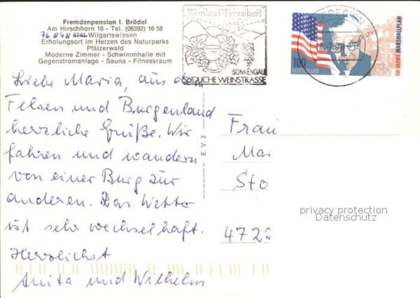 Wilgartswiesen Fremdenpension Brödel – Bild 2