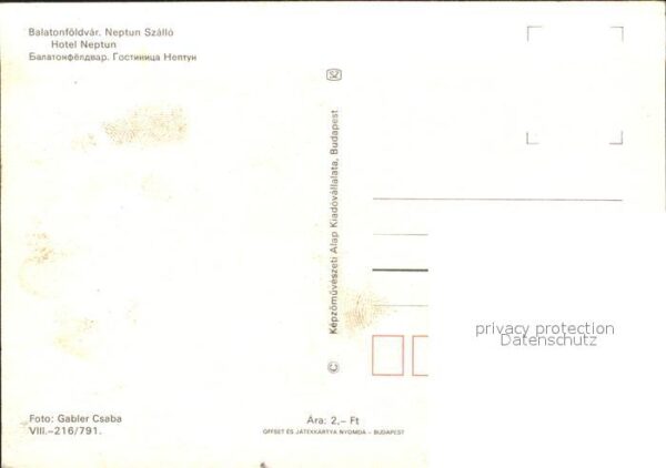 Balatonfoeldvar Neptun Szallo Hotel Neptun – Bild 2