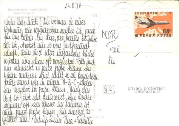 Balatonfoeldvar Hotel Neptun – Bild 2