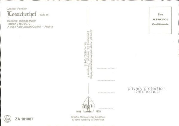 Kals Grossglockner Gasthof Pension Lesacherhof – Bild 2