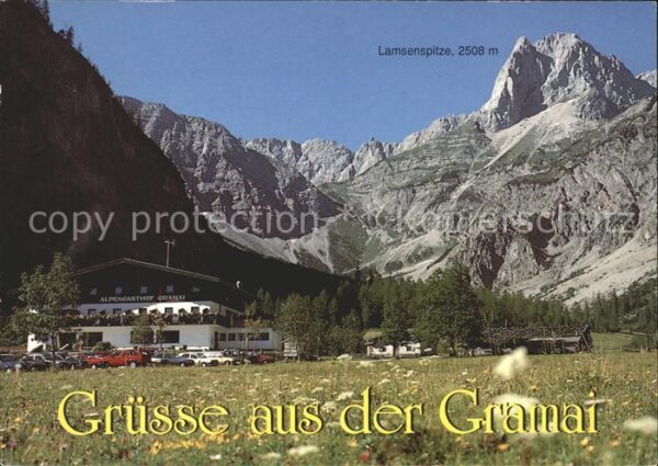 Pertisau Achensee Alpengasthof Gramai Karwendelgebirge