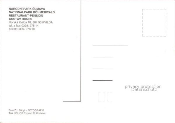 Kvilda Pension Gustav Hones – Bild 2