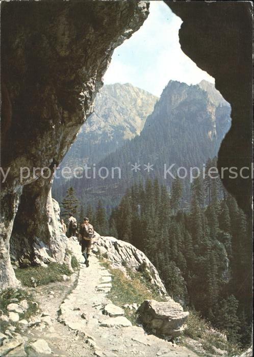 Tatry Vysoke Gebirge Zachodnje Dolina Koscieliska Raptawicki