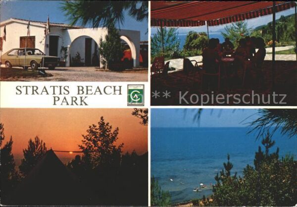 Griechenland Greece Stratis Beach Park