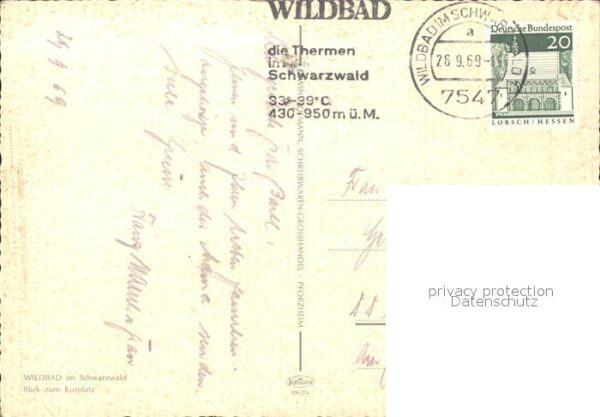 Wildbad Schwarzwald Kurplatz – Bild 2