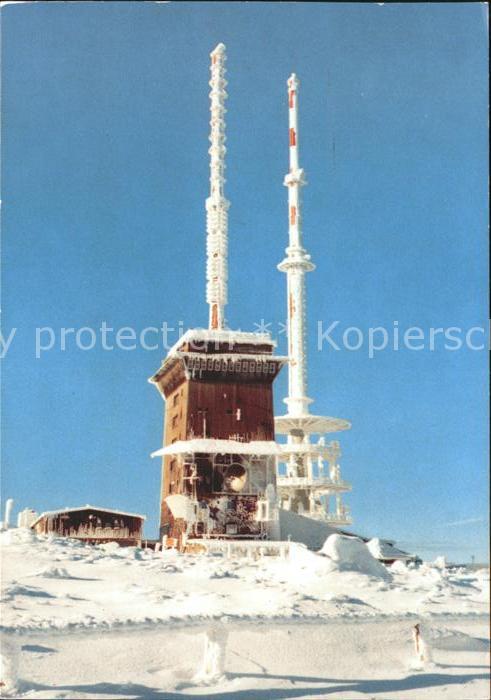 Brocken Harz Sendeanlagen Wolkenhäuschen