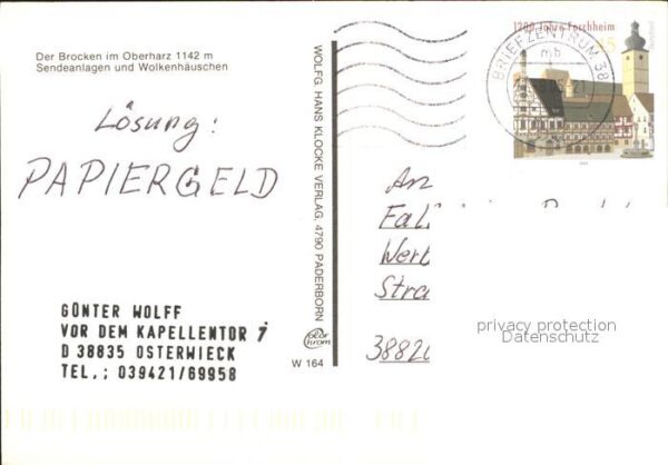 Brocken Harz Sendeanlagen Wolkenhäuschen – Bild 2