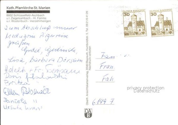 Aschbach Oberfranken Kath Pfarrkirche St Marien – Bild 2
