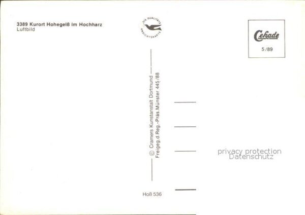 Hohegeiss Harz Fliegeraufnahme – Bild 2