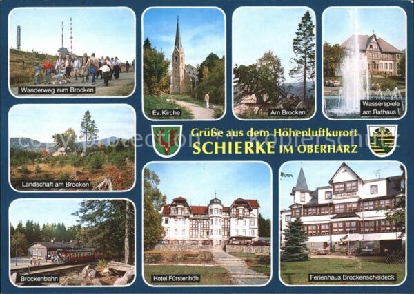 Schierke Harz Wasserspiele Rathaus Ferienhaus Brocken