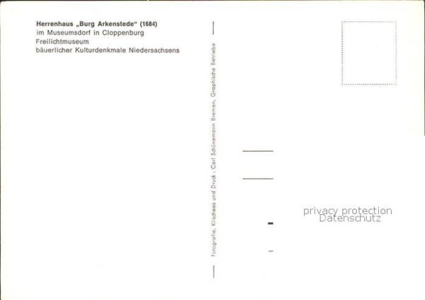 Cloppenburg Herrenhaus Burg Arkenstede Freilichtmus – Bild 2