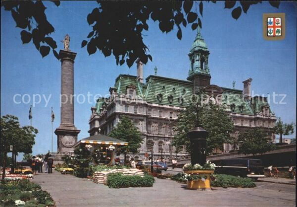 Montreal Quebec Hotel Ville Montreal Colonne Nelson Mar