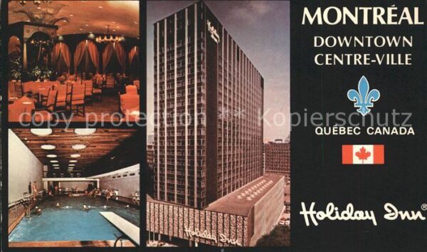 Montreal Quebec Holiday Inn Downtown Centre Ville