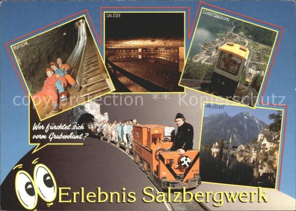 Hallstatt Austria Standseilbahn Salzsee Rutsche Saltzberg