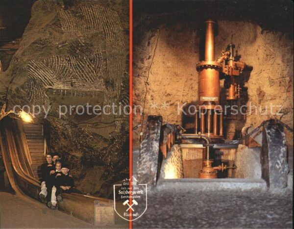 Berchtesgaden Salzbergwerk Kaiser Franz Rutsche Reich