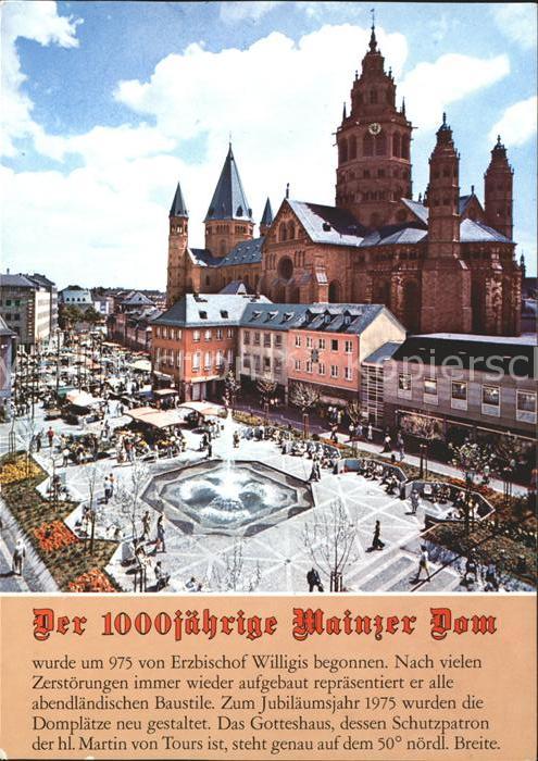 Mainz Rhein 1000 jährige Dom