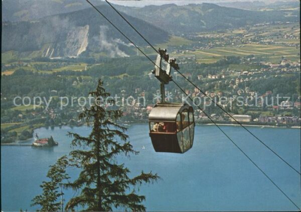 Gmunden Salzkammergut Grünbergseilbahn Traunsee Schloss