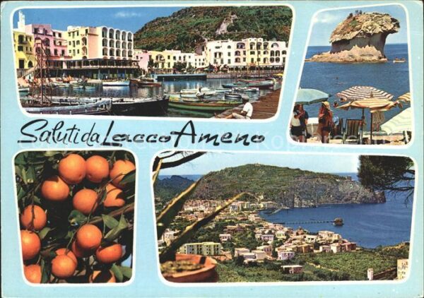 Lacco Ameno Orangen Strand Hafen