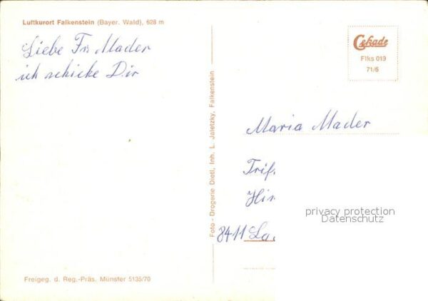 Falkenstein Oberpfalz Fliegeraufnahme – Bild 2