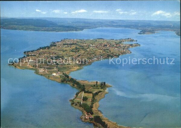 Insel Reichenau Fliegeraufnahme