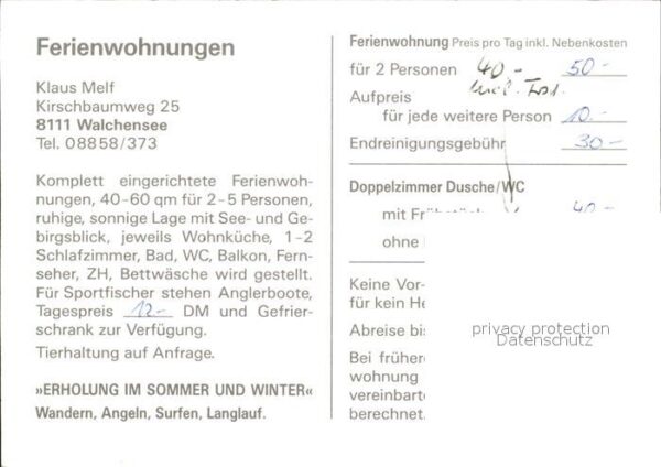 Walchensee Ferienwohnungen – Bild 2