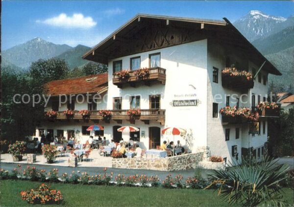 Staudach Oberbayern Berg Cafe Gaststätte Pension Mühlwinkl