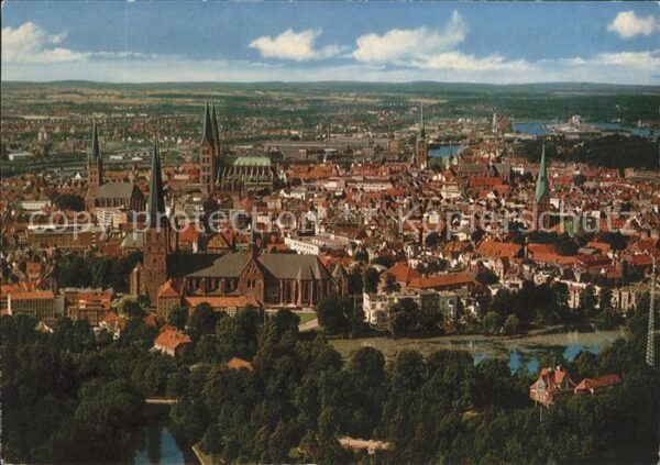 Luebeck Türme Stadt