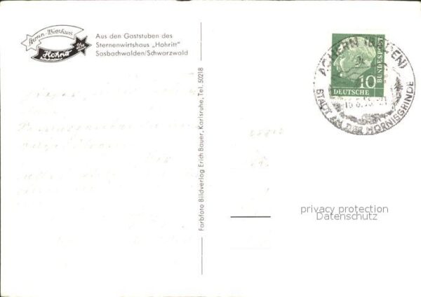 Sasbachwalden Gaststuben Sternenwirtshaus Hohritt – Bild 2