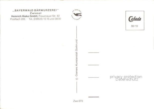 Zwiesel Niederbayern Bayerwald Bärwurzerei – Bild 2