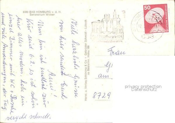Bad Homburg Sanatorium Wicker – Bild 2