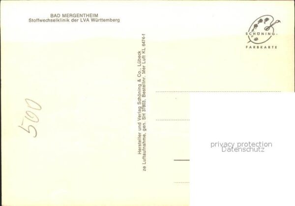 Bad Mergentheim Stoffwechselklinik LVA Württemberg – Bild 2