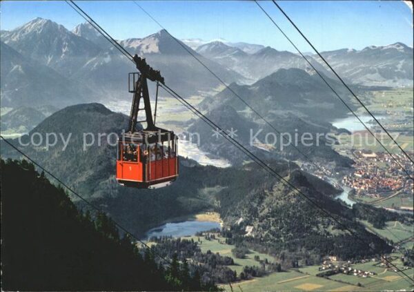Schwangau Tegelbergbahn Füssen Brentenjoch Aggens