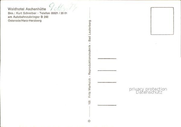 Osterode Harz Waldhotel Aschenhütte – Bild 2