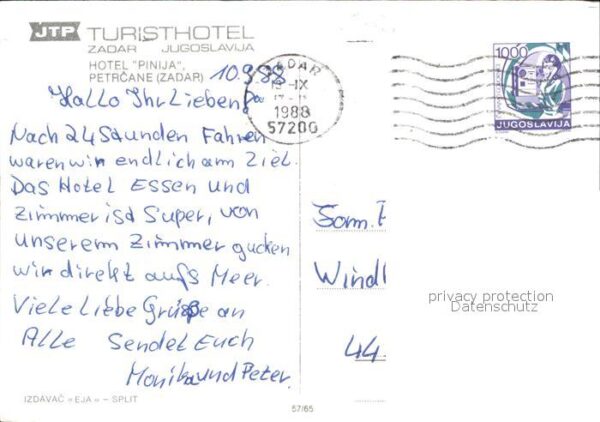Zadar Zadra Zara Turisthotel Hotel Pinija – Bild 2