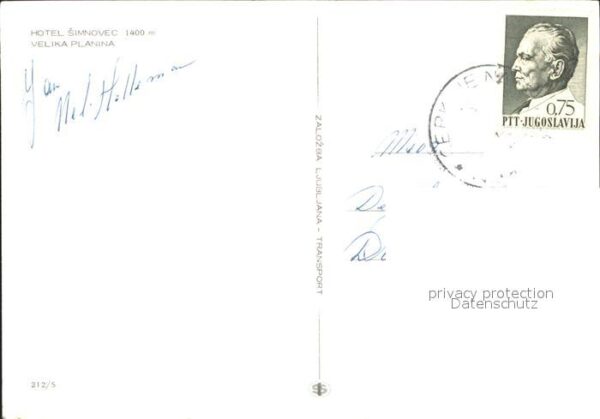 Jugoslawien Yugoslavie Hotel Simnovec Velika Planina – Bild 2