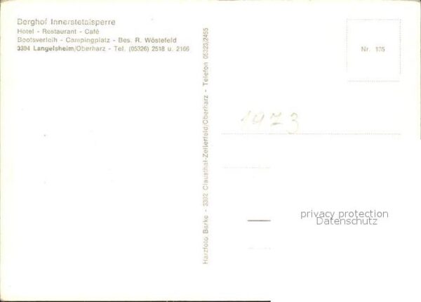 Langelsheim Campingplatz Innerstetalsperre – Bild 2
