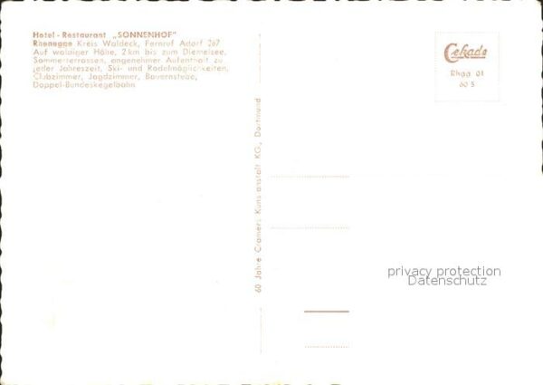Rhenegge Hotel Restaurant Sonnenhof – Bild 2