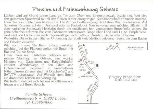 Luebben Spreewald Pension Scheerz – Bild 2