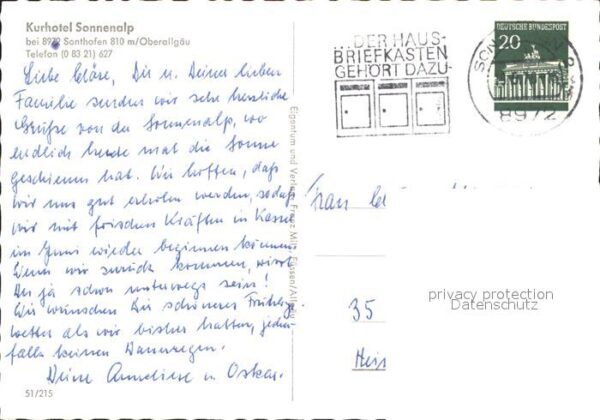 Sonthofen Oberallgaeu Kurhotel Sonnenalp – Bild 2